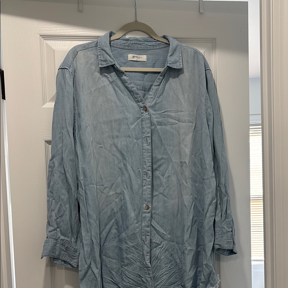 Light Blue Denim Shirt